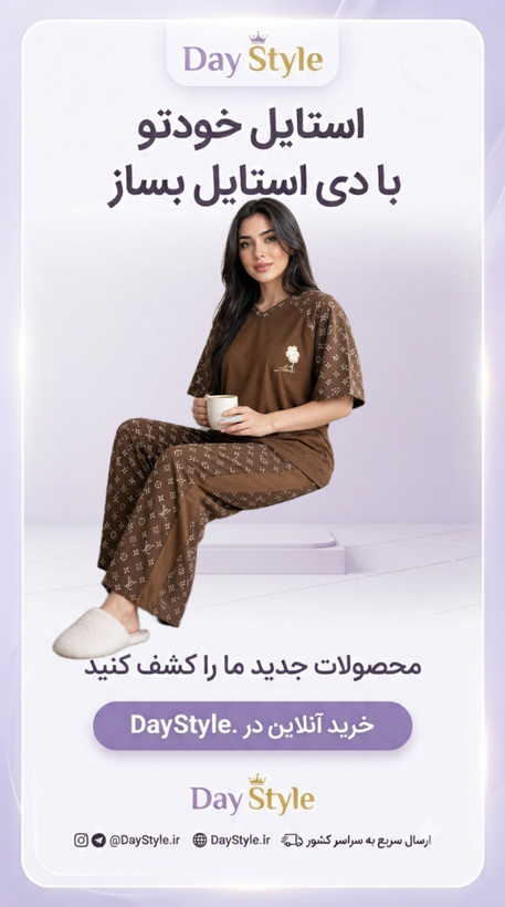 ست یقه هفت لانگ و بگ تک گل